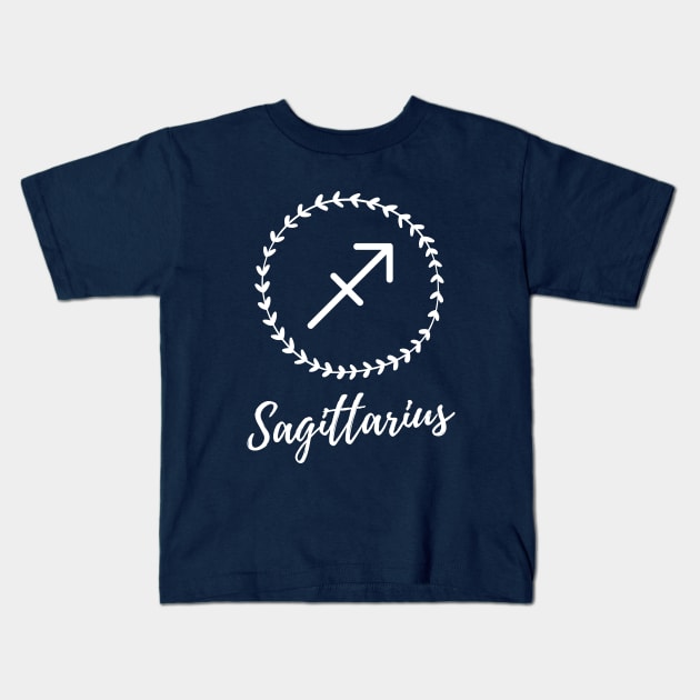 Sagittarius Zodiac - Astrological Sign Kids T-Shirt by monkeyflip